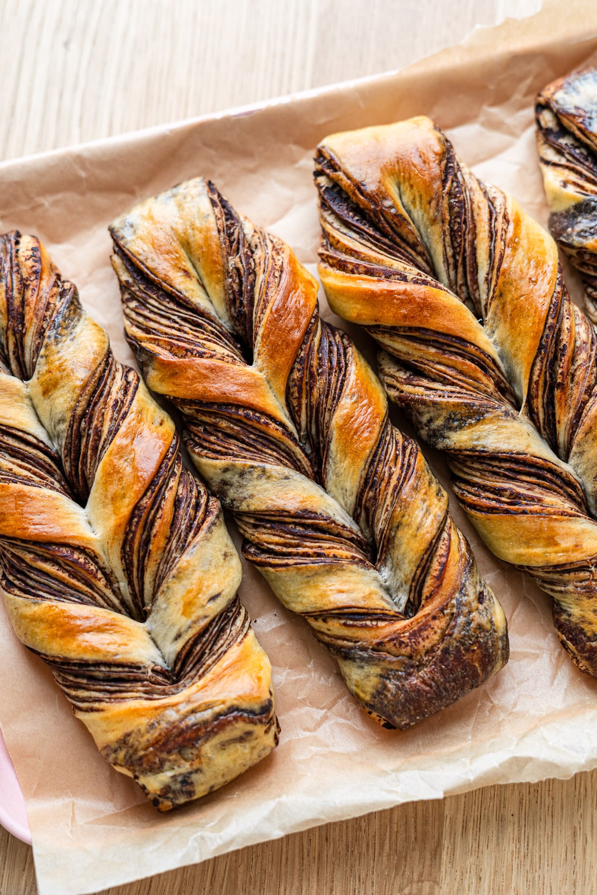 Glossy chocolate tart with elegant garnish